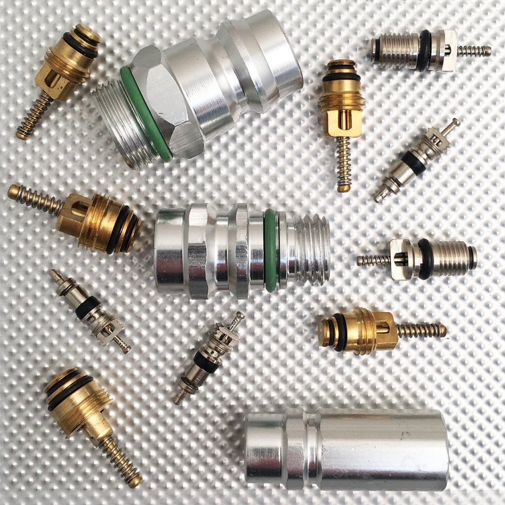 AC Schrader Valve Cores & Ports