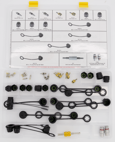 64984 HFO-1234yf Cap and Valve Core Assortment – ACLube.com