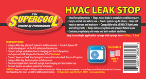 66032 HVAC-R Leak Stop Syringe 1/4 oz. (7.4ml) + Installation Hose & R410a adapter