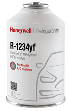 Load image into Gallery viewer, Honeywell 1234yf Refrigerant Resealable Valve Can, Case of 4 - 8oz Cans 1302