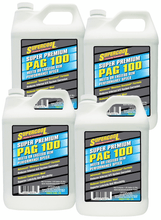 Load image into Gallery viewer, P100-128 (4 Pack) R-134a PAG 100 Compressor Oil Gallon