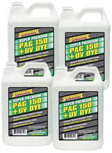 Load image into Gallery viewer, P150-128D (4 Pack) R-134a PAG 150 + U/V Dye Compressor Oil Gallon