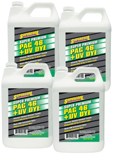 Load image into Gallery viewer, P46-128D (4 Pack) R-134a PAG 46 + U/V Dye Compressor Oil Gallon