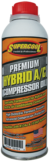 24940 (6 Pack) R-134a Hybrid & Electric POE Oil 7 oz. (207 ml) - Supercool Professional AC Products
