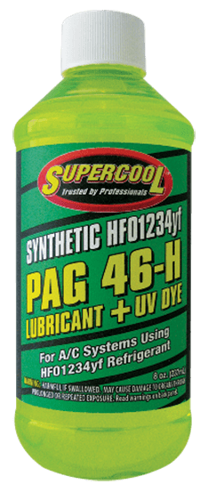 27262D (6 Pack) HFO-1234yf PAG 46 Compressor Oil + UV Dye 8oz