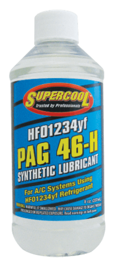 27262 (6 Pack) HFO-1234yf PAG 46 Compressor Oil 8 oz. (237 ml 27262 (6 Pack) HFO-1234yf PAG 46 Compressor Oil 8 oz. (237 ml