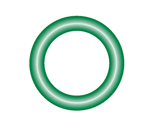 568-208-10 Green HNBR O-ring 10 pack - Supercool Professional AC Products