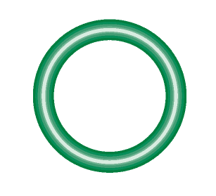 M2124-10 Green HNBR O-ring 10 pack - Supercool Professional AC Products