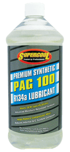 P100-32 (6 Pack) R-134a PAG 100 Compressor Oil 32oz. (1L) - Supercool Professional AC Products