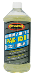 P150-32 (6 Pack) R-134a PAG 150 Compressor Oil 32oz. (1L) - Supercool Professional AC Products