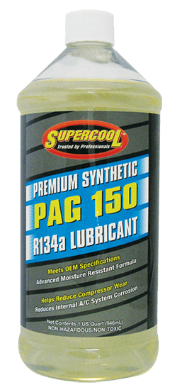 P150-32 (6 Pack) R-134a PAG 150 Compressor Oil 32oz. (1L) - Supercool Professional AC Products