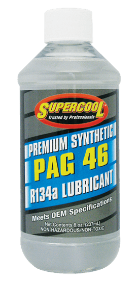 P46-8 (6 Pack) R-134a PAG 46 Compressor Oil 8oz. (237 ml) – ACLube.com